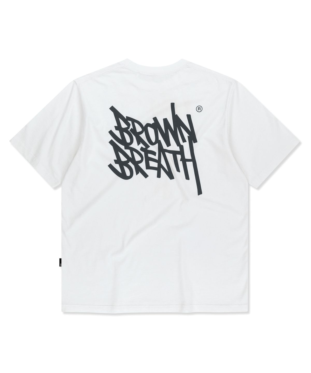 브라운브레스(BROWNBREATH) TAG TEE - OFF WHITE