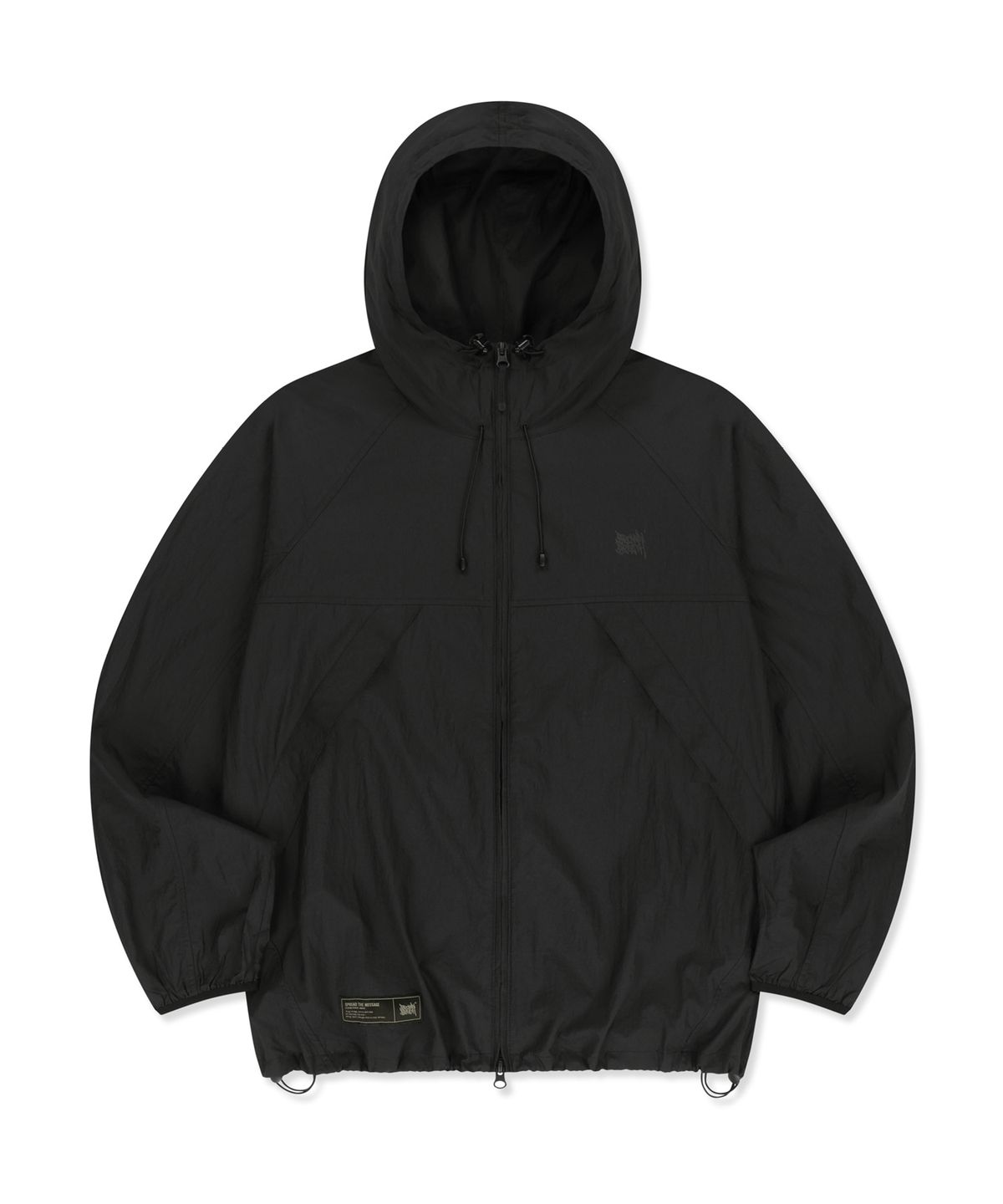 브라운브레스(BROWNBREATH) TAG LIGHT WINDBREAKER - BLACK