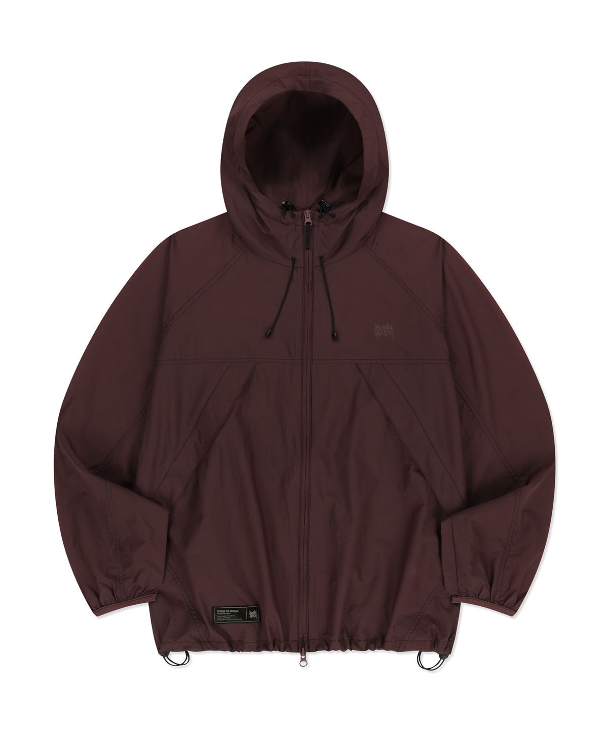 브라운브레스(BROWNBREATH) TAG LIGHT WINDBREAKER - BURGUNDY