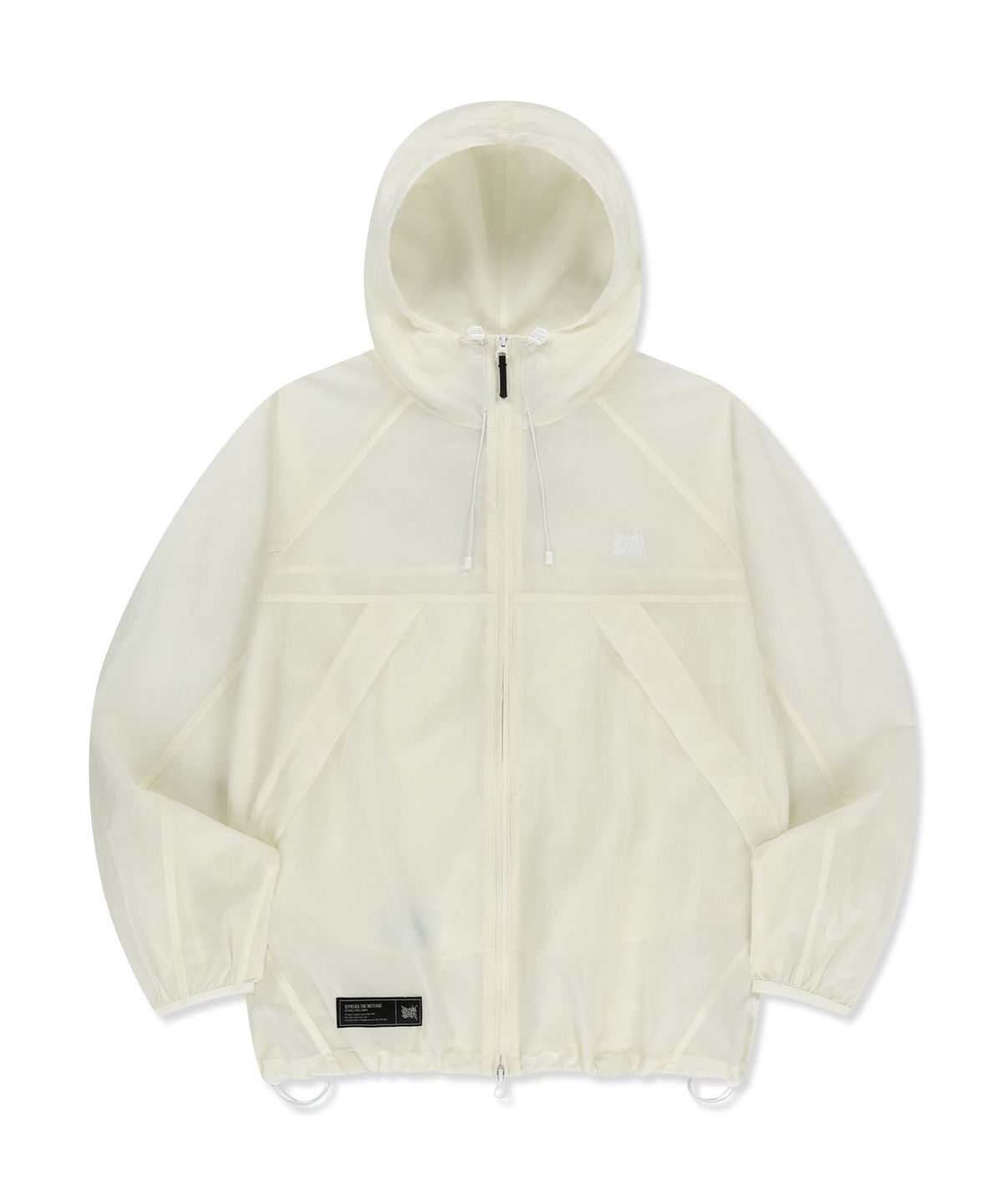브라운브레스(BROWNBREATH) TAG LIGHT WINDBREAKER - WHITE