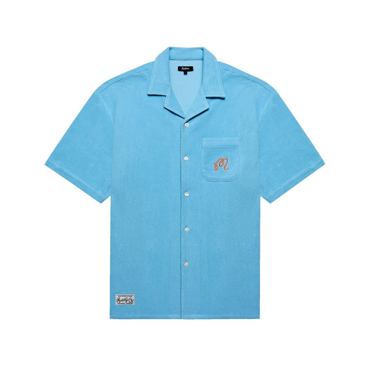 말본 골프(MALBON GOLF) [VACATION CLUB] 보스코 버튼업 셔츠 SKY BLUE (MAN)