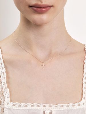 [sv925] grace cross pendant necklace