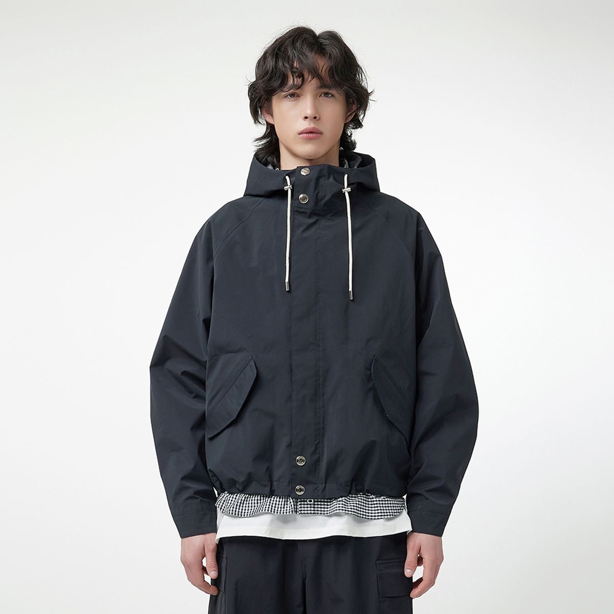 헌터(HUNTER) [MEN] 오리지날 이지 웨더 자켓 - 블랙 HEM0001AJZBLK