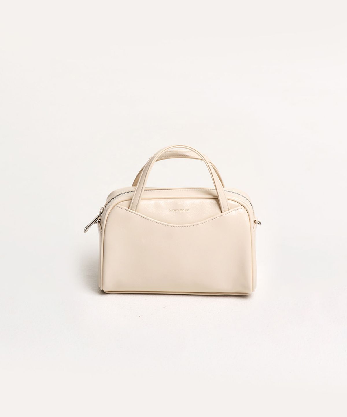 미스티코어(MYSTI CORE) 셀루나 미니 토트/크로스 2way백 (아이보리)
