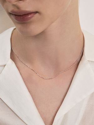 [sv925] minimal bar chain necklace
