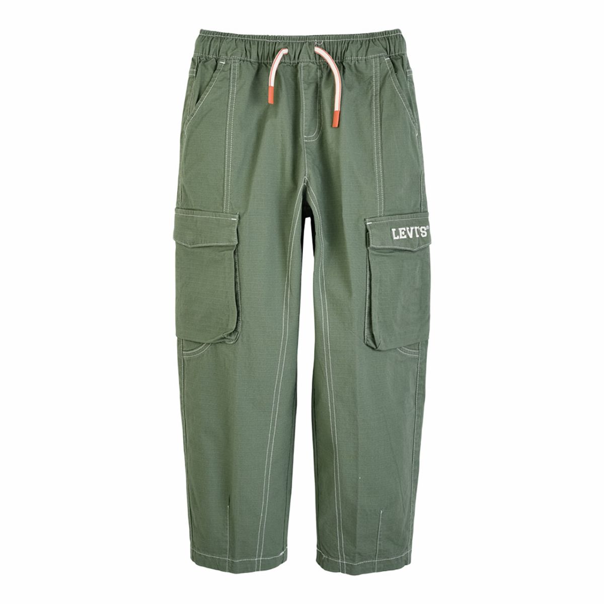 리바이스 키즈(LEVIS KIDS) LVC 루즈테이퍼드 카고 밴딩 팬츠 (토들러) 그린