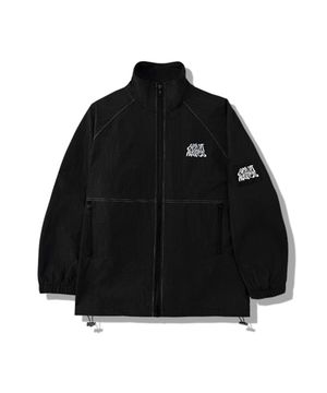 F19 패치 바람막이 (블랙)