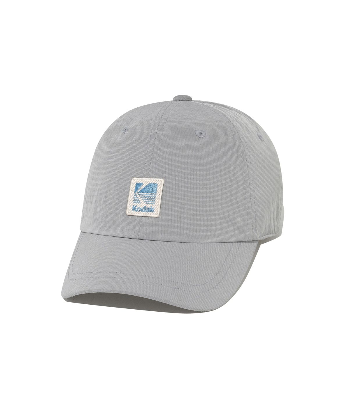 코닥(KODAK) 릴렉스핏 블루로고 볼캡 LIGHT GREY