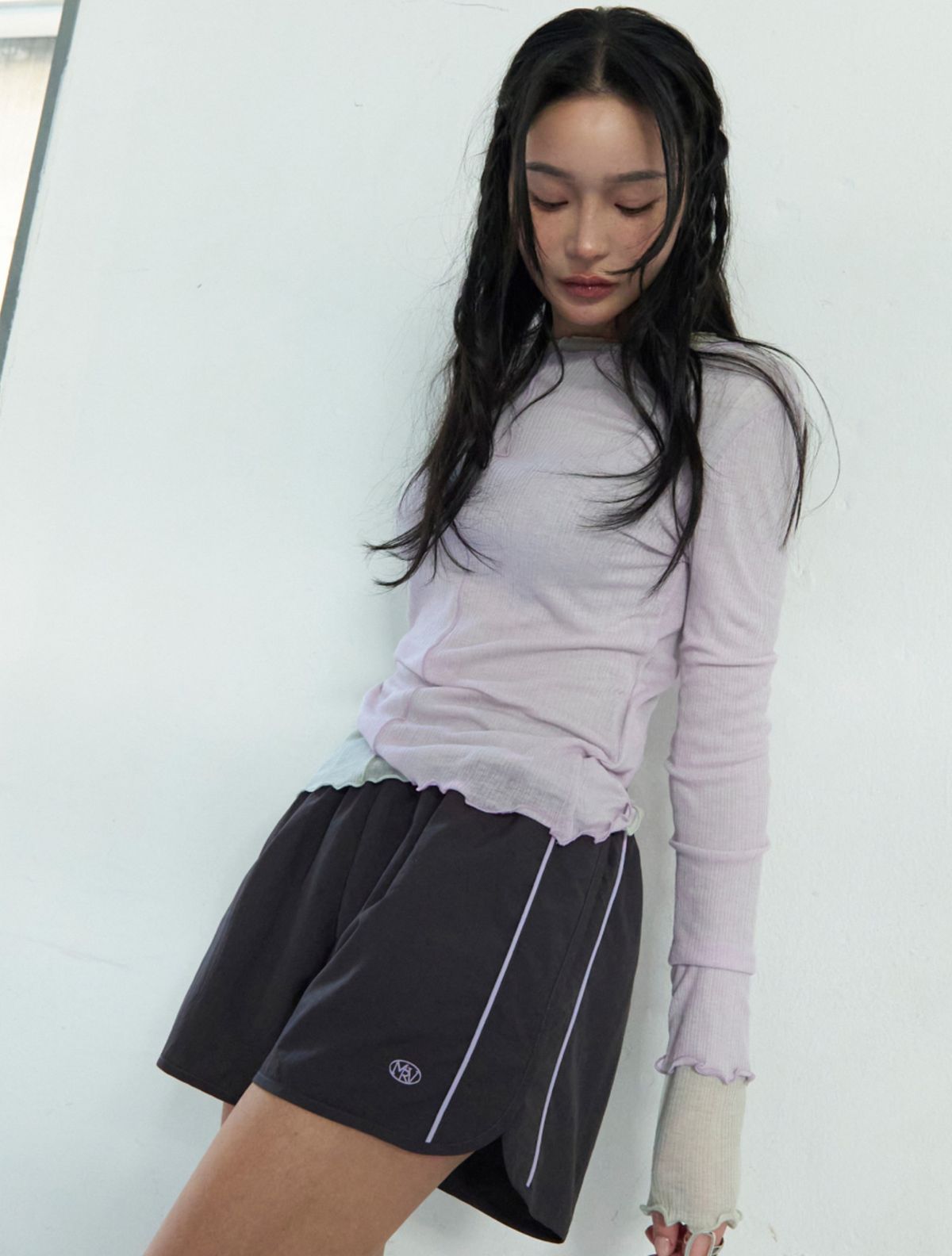 모르브13(MORVE13) MORVE Wind Set-up Track Shorts