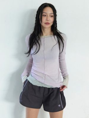 시어 웨이브 라이닝 티셔츠