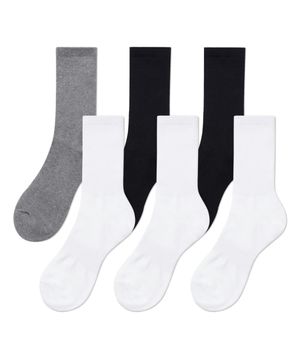 라이트웨이트 크루 삭스 5팩 [모노]