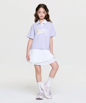 스포티브 애슬레저 컬시브 스커트 티셔츠세트(여아) NY (Lavender)