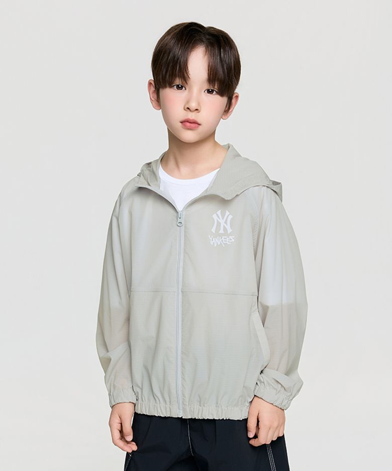 스트릿 메가 립스탑 초경량 바람막이 NY (Grey)