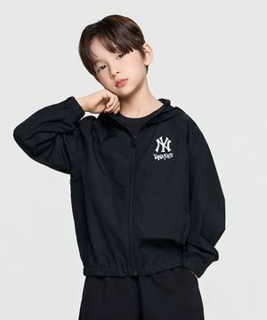 스트릿 메가 립스탑 초경량 바람막이 NY (Black)