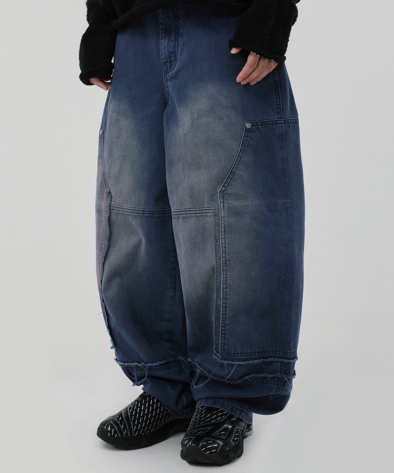 SIDE PANEL PANTS [PURPLE]