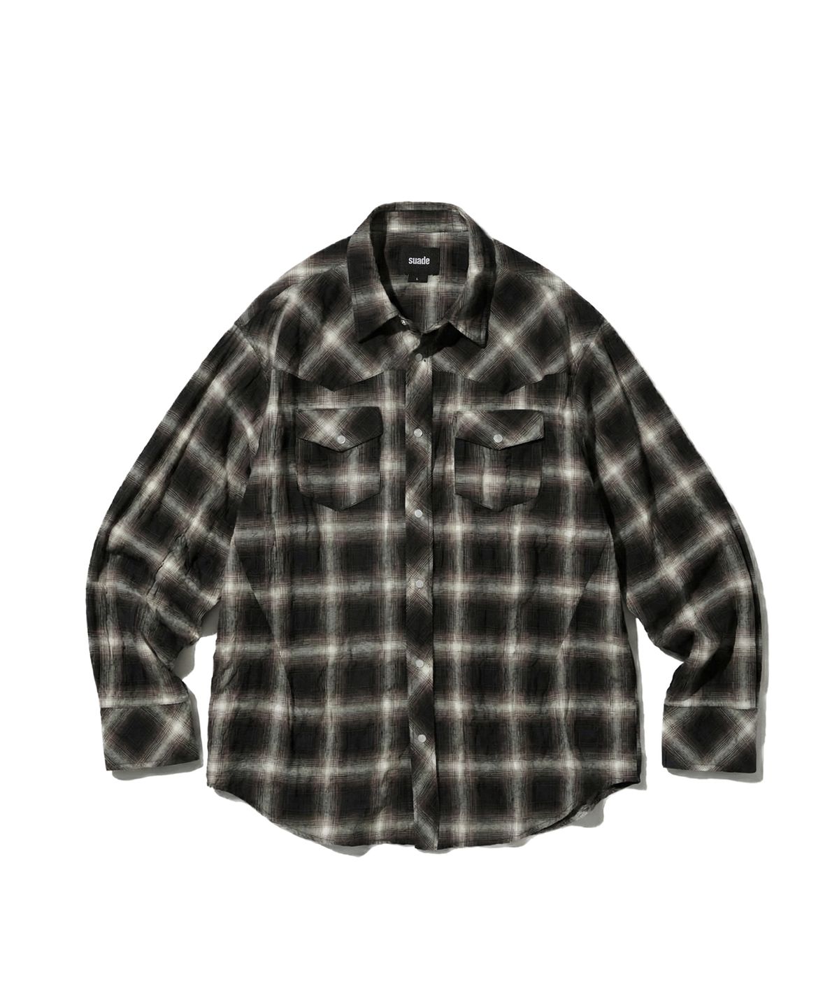 스웨이드(SUADE) WESTERN SHIRT [DARK BROWN]