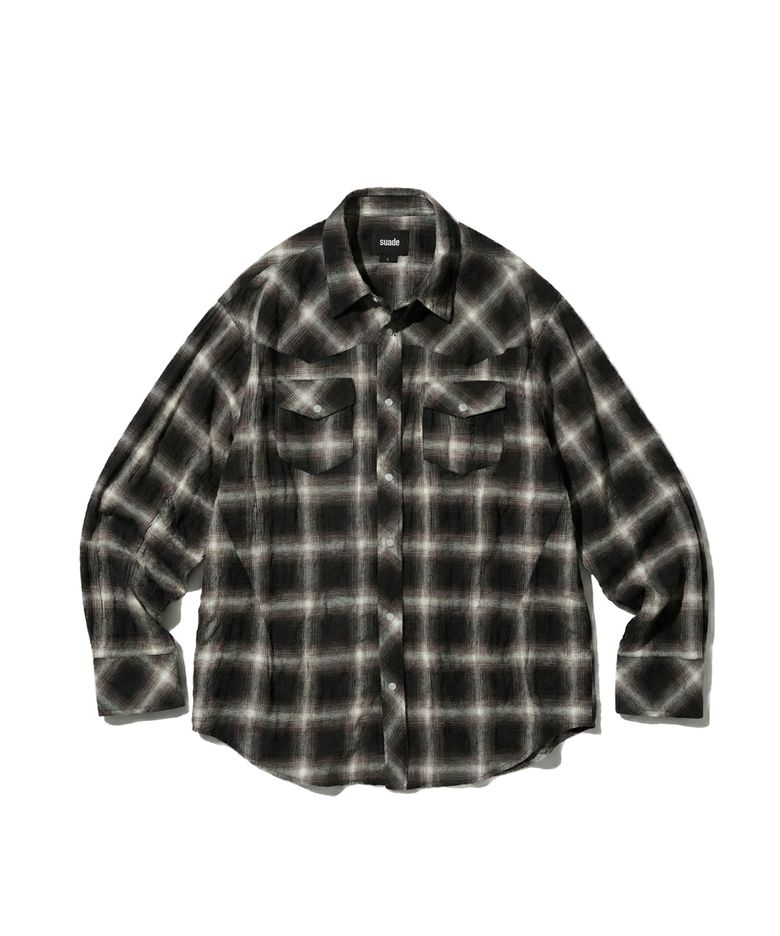 WESTERN SHIRT [DARK BROWN]