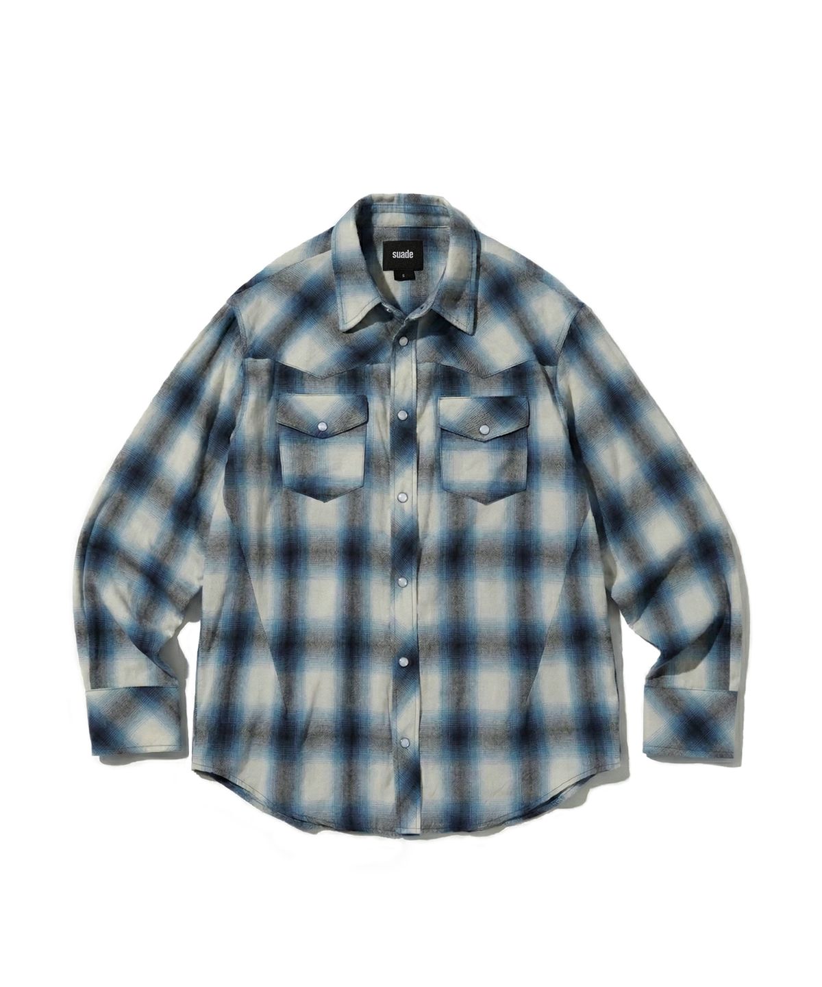 스웨이드(SUADE) WESTERN SHIRT [BLUE]