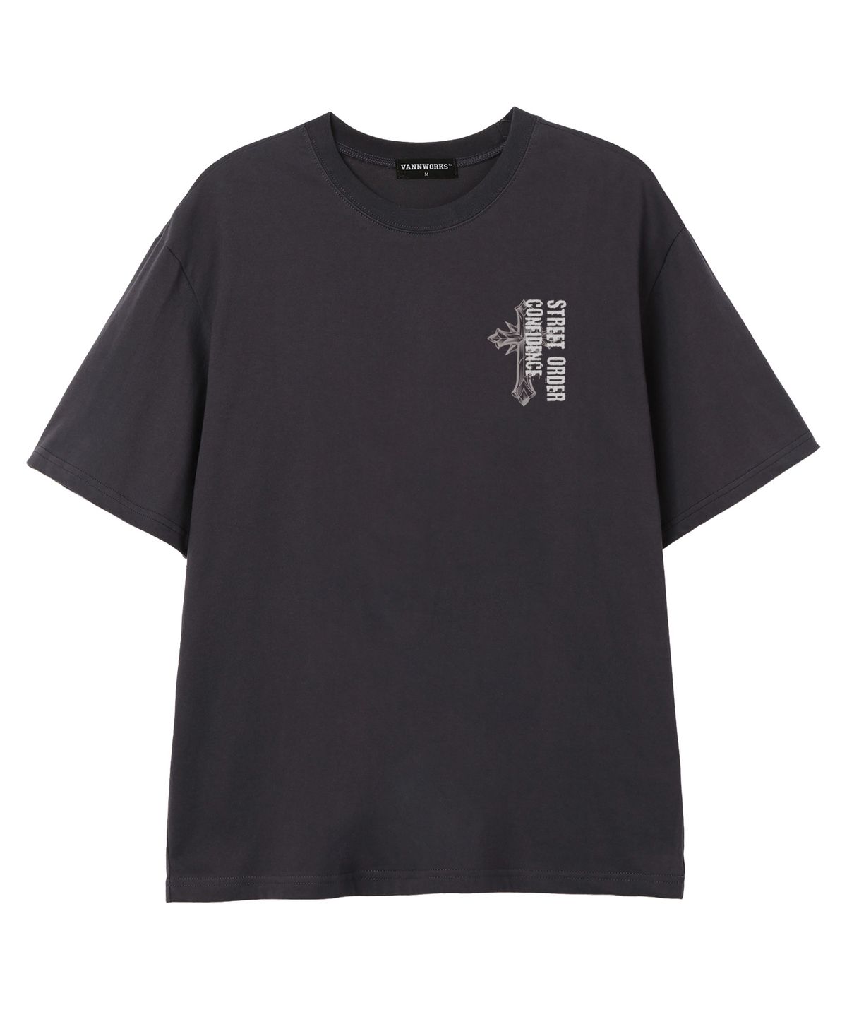 밴웍스(VANNWORKS) MINI CONFIDENCE 반팔 티셔츠 (VS0134) 차콜