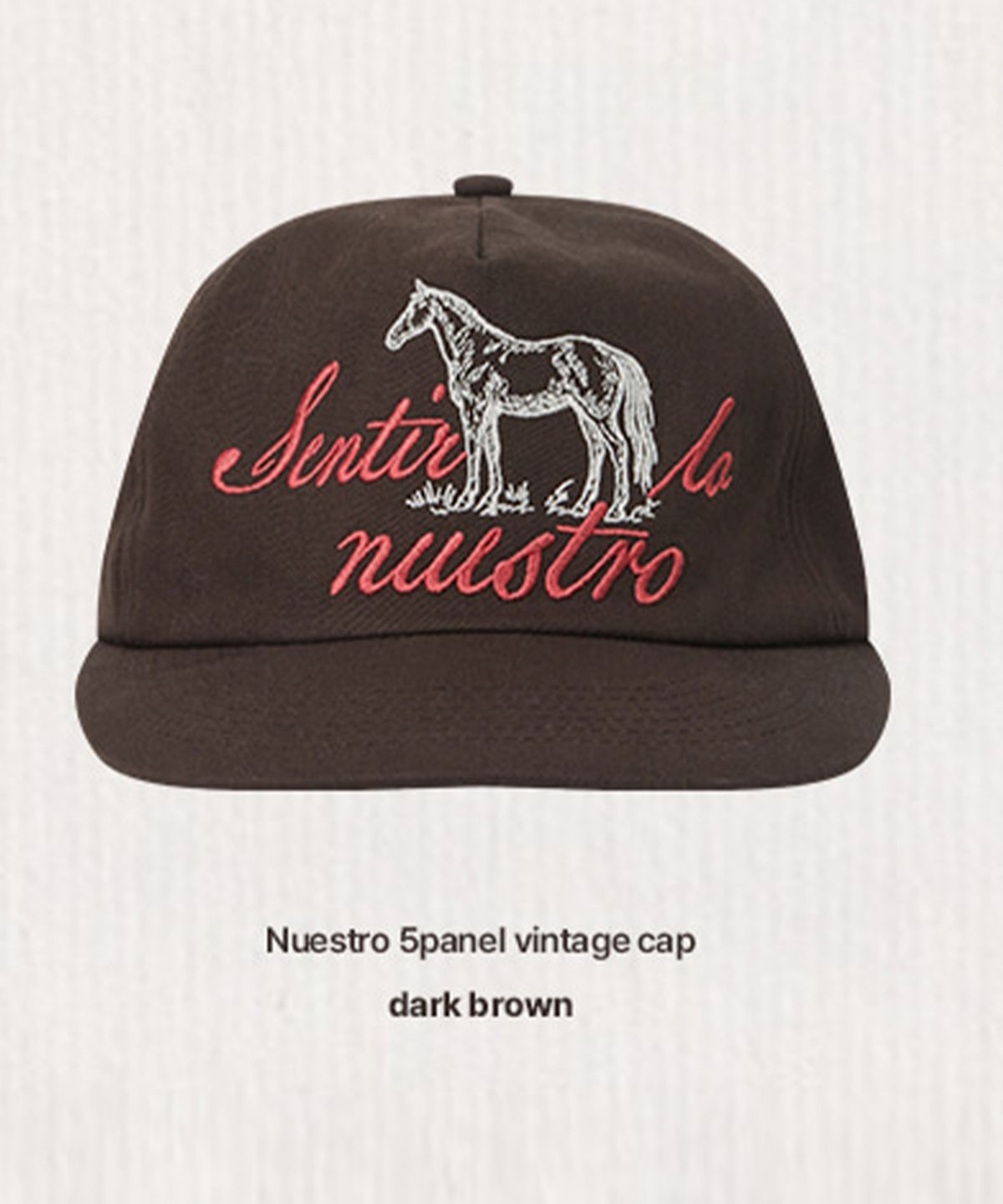 모르브13(MORVE13) Nuestro 5panel vintage cap