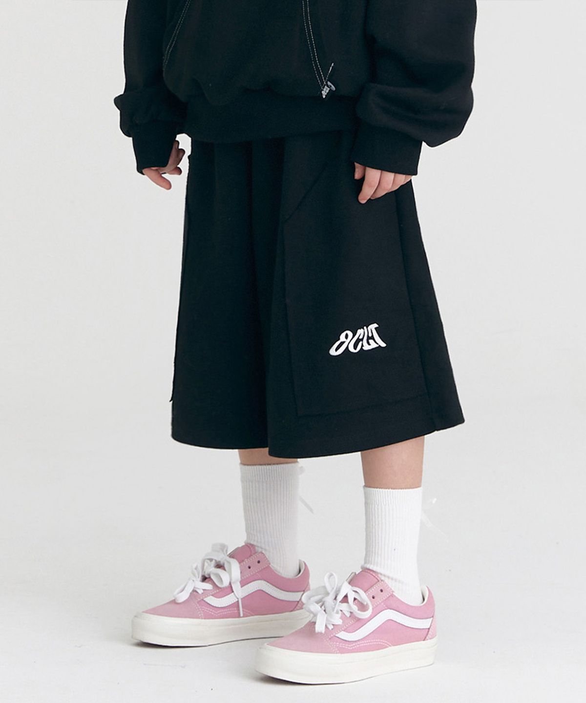오실롯 주니어(OCELOT JUNIOR) 특양면 F14 데일리 버뮤다팬츠 (블랙)