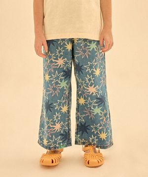 트윙클 스타 데님 팬츠_블루