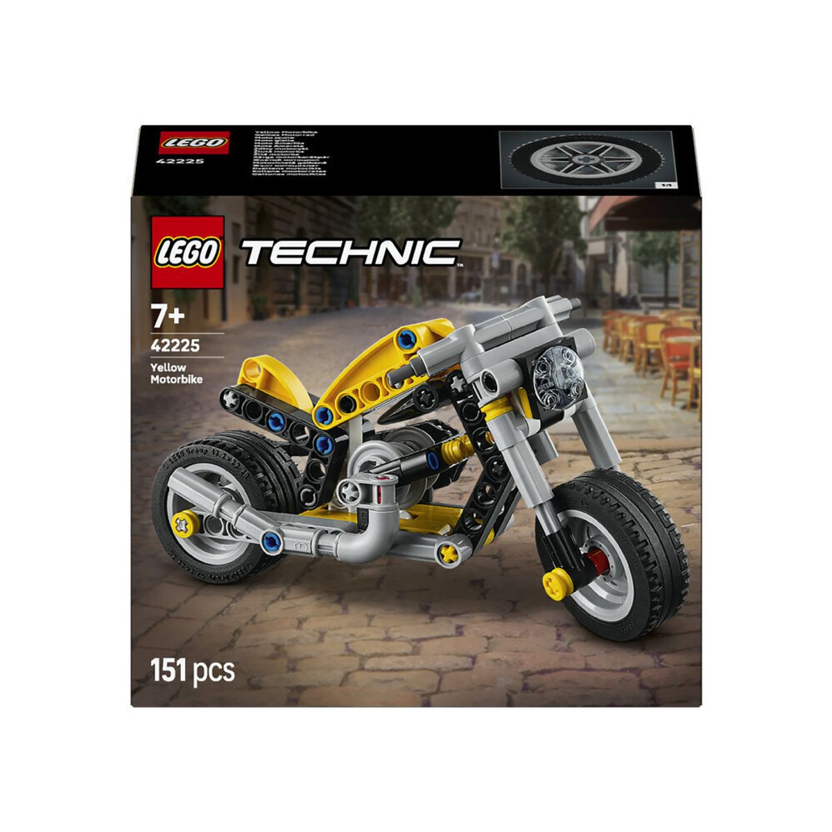 레고(LEGO) 레고 테크닉 42225 노란색 모터바이크 [레고공식]