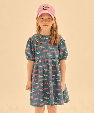 애플프렌즈 데님 드레스_인디고데님