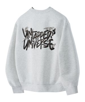 유니버스 와일드 레터링 스웨트 오버핏 맨투맨