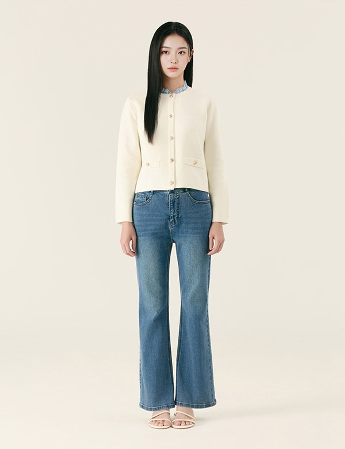 로엠(ROEM) 부츠컷 데님_RMTJG23G11