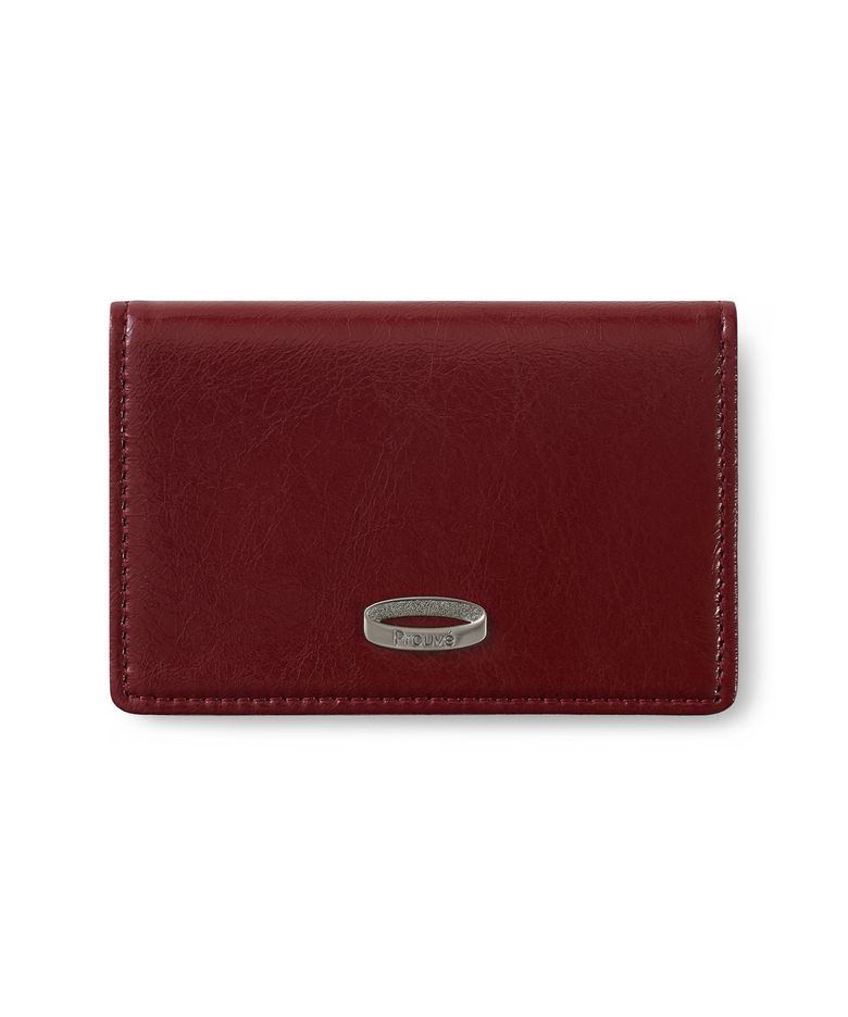 PR CARD CASE  - BURGUNDY