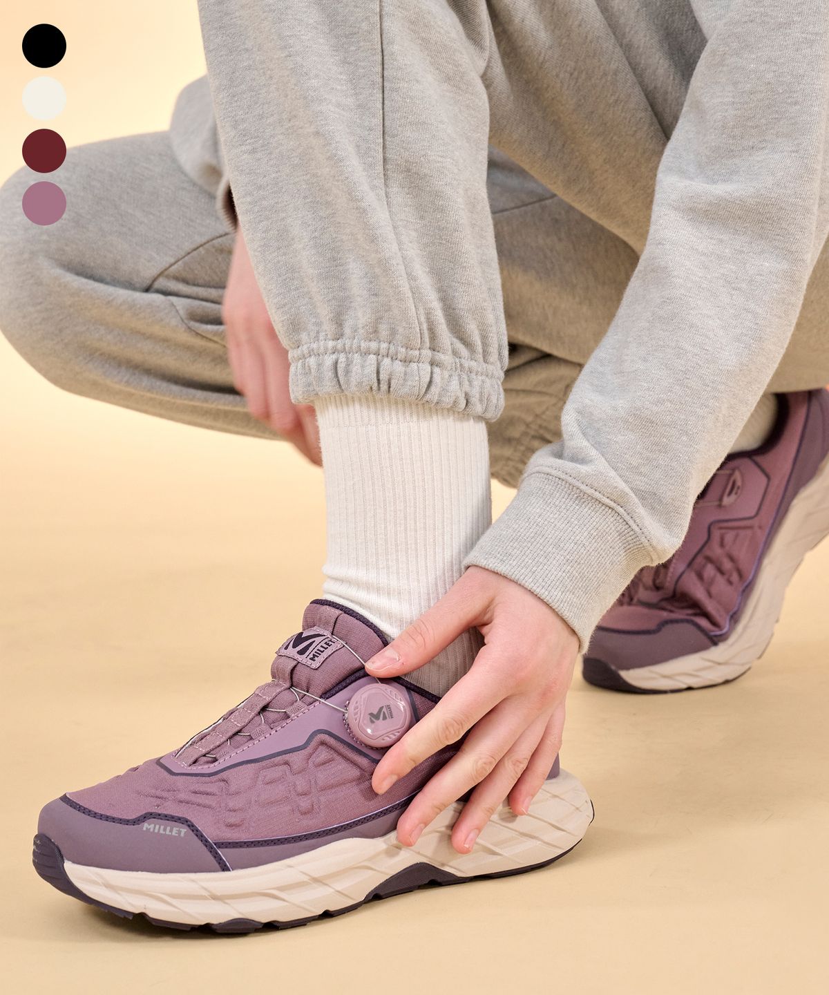 밀레골프(MILLET GOLF) 기능성 다이얼 러닝화 여성 4color