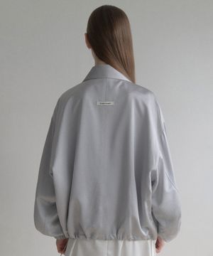 esy satin kara blouson (그레이)