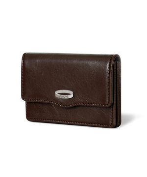 PR ACCORDION WALLET - DARK BROWN