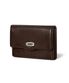PR ACCORDION WALLET - DARK BROWN