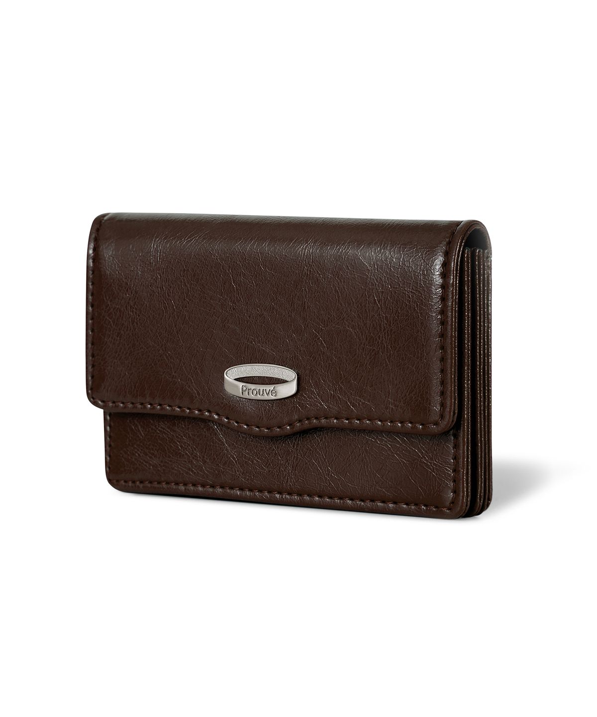 프루베(PROUVE) PR ACCORDION WALLET - DARK BROWN
