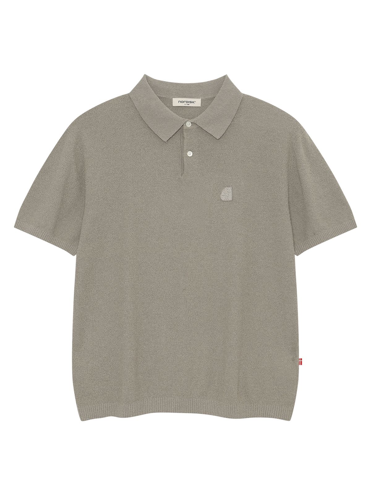 노르디스크(NORDISK) 반팔 폴로 스웨터 - M_SHIMMER GREY