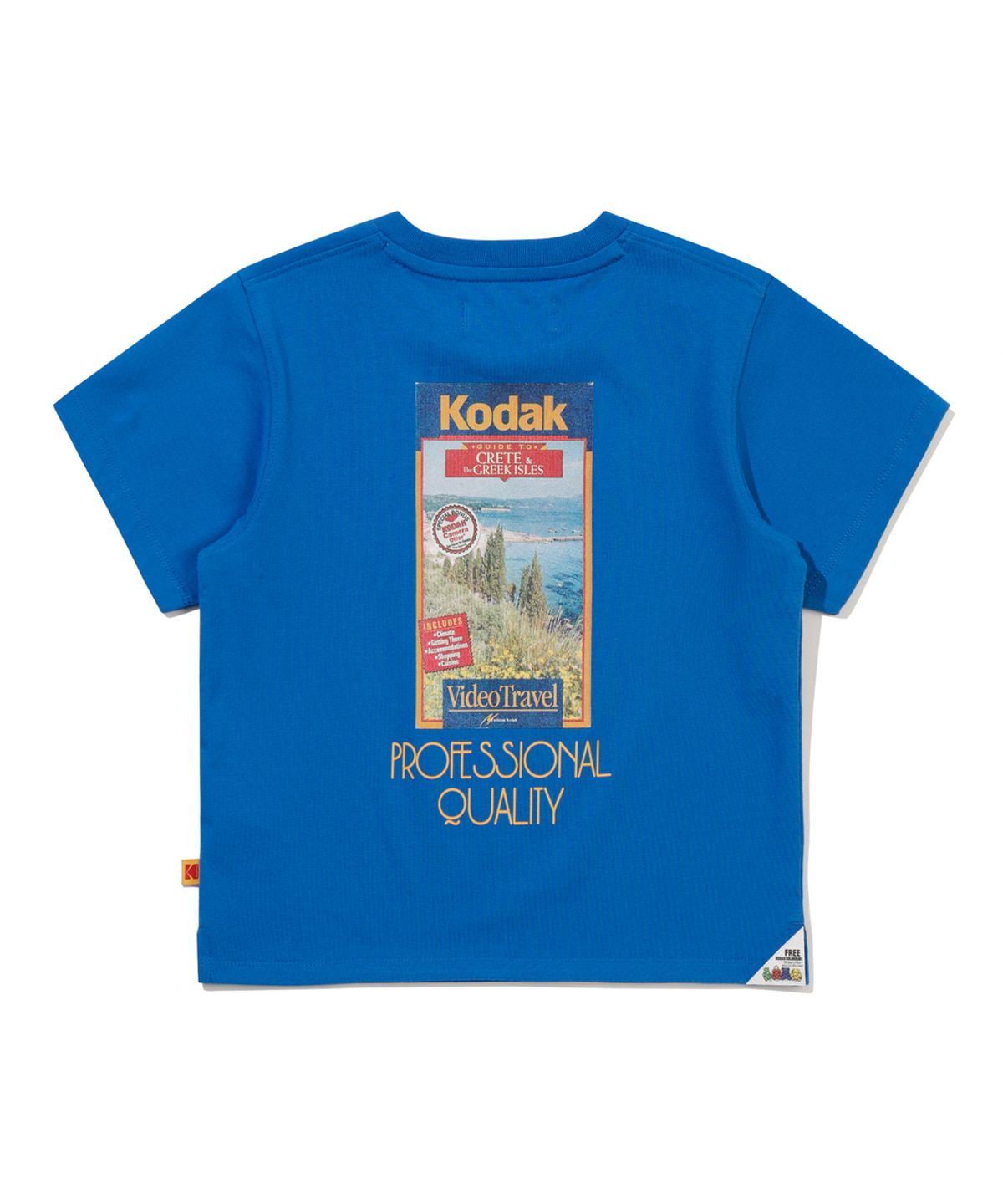 코닥 키즈(KODAK KIDS) RGB 데님 에어로쿨 반팔티셔츠 키즈 BLUE