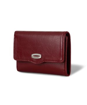 PR FLAP WALLET  - BURGUNDY
