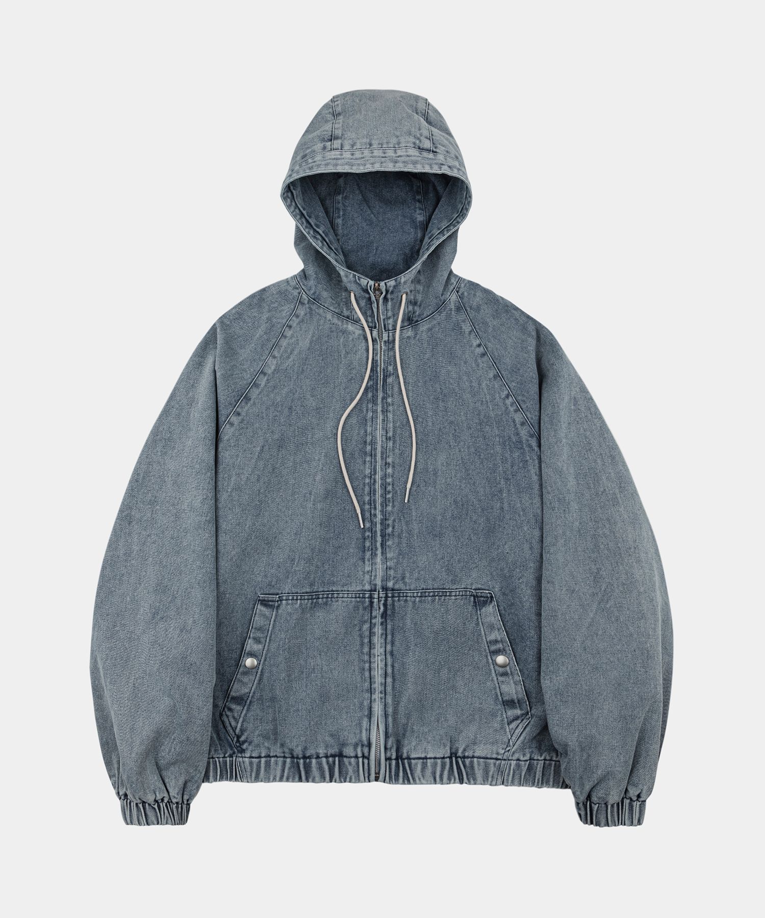 MUSINSA | LETTERCOMO Otherment Denim Hoodie Zip-Up Jumper Urban Blue