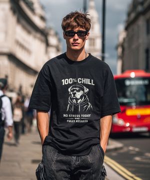 OHPxJOY 칠독 세미오버 반팔티