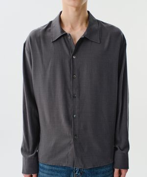 FLUID MODAL SHIRTS (CHARCOAL)
