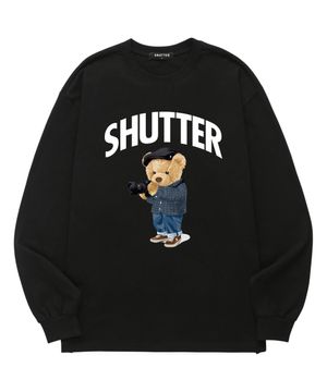 CAMERA BEAR 롱슬리브 (SLS037) 블랙