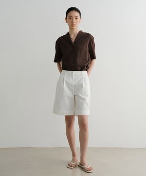 ELIO COTTON SHORTS (WHITE)