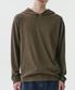 LAYERED SLUB TEXTURE HOOD (KHAKI)