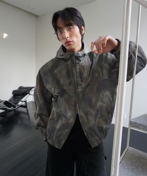 카모 크리스피 윈드브레이커_Khaki