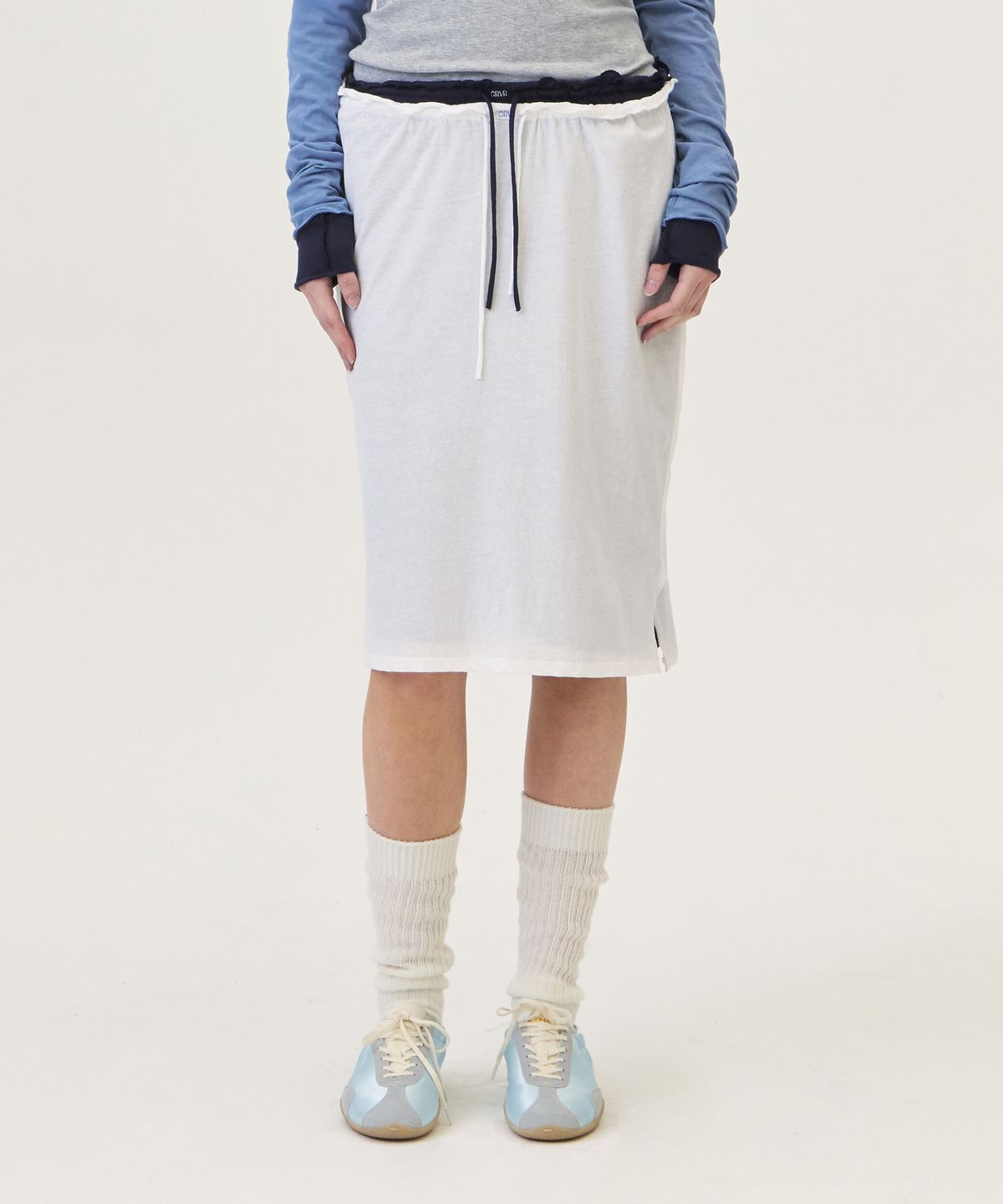 그로브(GROVE) SOMA SKIRT (WHITE)