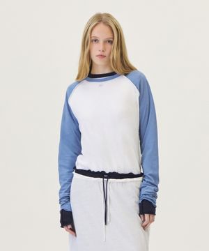 SOMA RAGLAN L/S T-SHIRT (WHITE)