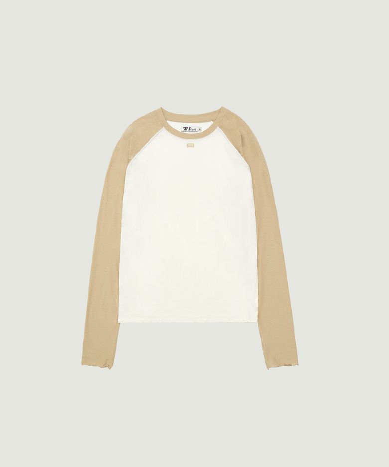SOMA RAGLAN L/S T-SHIRT (IVORY)