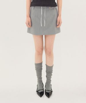 26PS LOUIS SKIRT (GRAY)